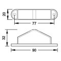 Anzahl Teller Lampe für Universal LKW Anhänger Kennzeichenbeleuchtung